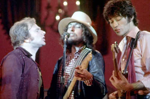 Van Morrison, Bob Dylan & Robbie Robertson